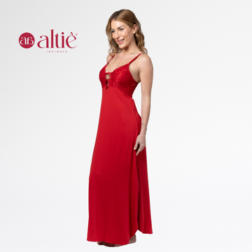 Camisola Longa Feminina em Renda | Elegância, Conforto e Sensualidade