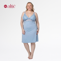Camisola Plus Size Amamentação Premium Curta com Abertura Frontal | Pós-Parto, Maternidade, Conforto e Toque Soft - Altiê Intimate