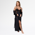 Kit Robe Noiva Roupão Hobe Camisola Sensual Sexy Com Tule - Altiê Intimate
