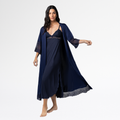 Kit Camisola Robe Longo Sensual Renda Conforto Feminino Luxo - Altiê Intimate