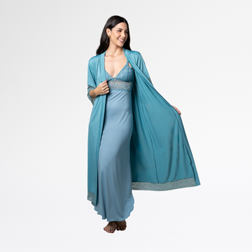 Kit Noiva Robe e Camisola Amamentação - Altiê Intimate