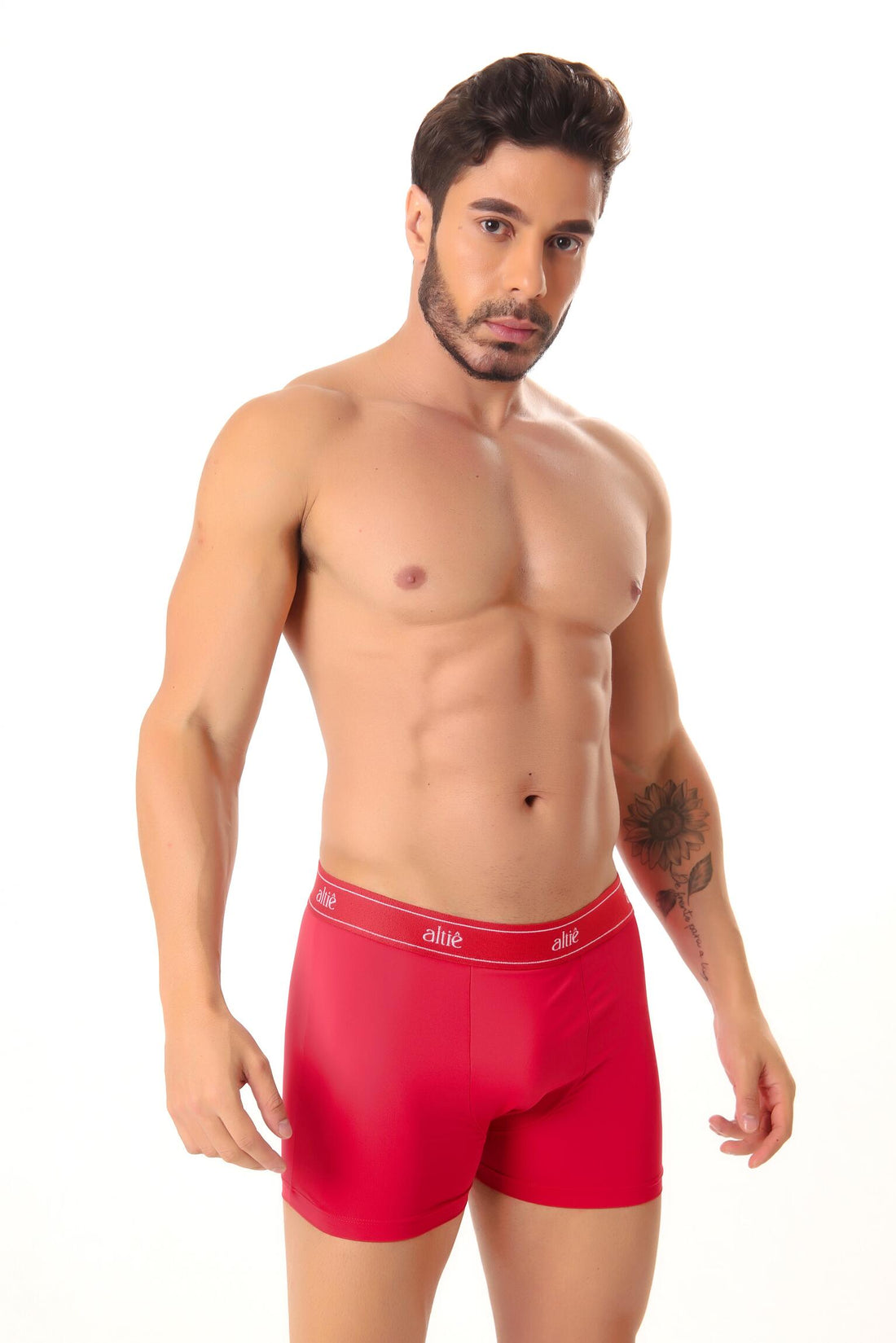 CUECA BOXER BOX MICROFIBRA POLIAMIDA-RUBI - Altiê Intimate