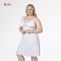 Camisola Plus Size Amamentação Premium Curta com Abertura Frontal | Pós-Parto, Maternidade, Conforto e Toque Soft - Altiê Intimate