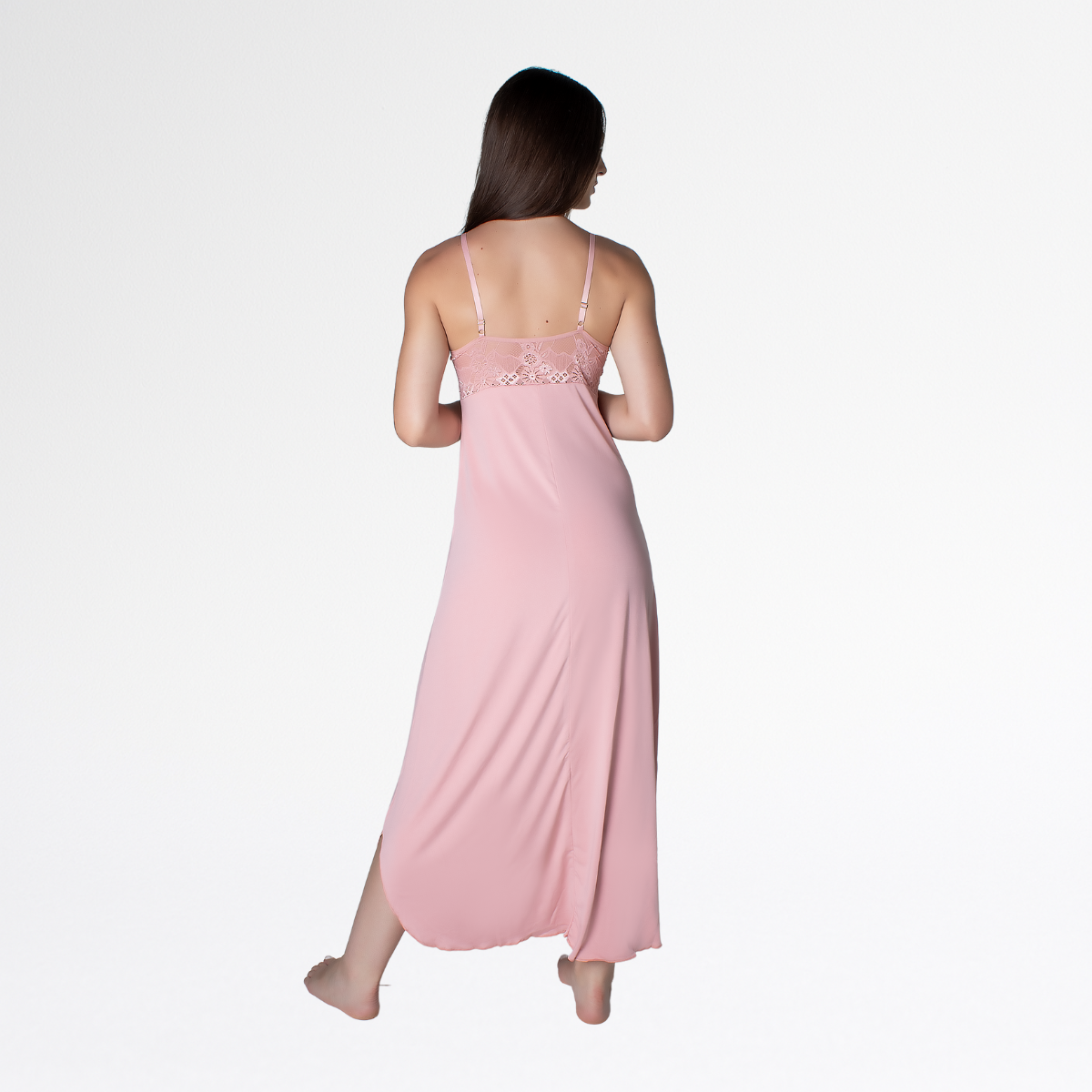 Camisola Renda Sensual Longa Conforto Elegante Feminina - Romance - Altiê Intimate
