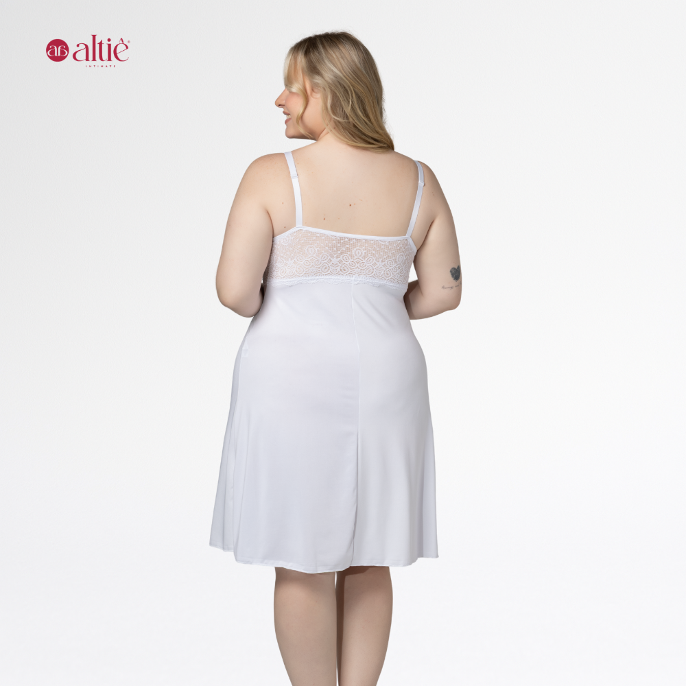 Camisola Plus Size Amamentação Premium Curta com Abertura Frontal | Pós-Parto, Maternidade, Conforto e Toque Soft - Altiê Intimate