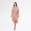 Kit Robe Noiva Roupão Camisola Amamentação Longa Maternidade - Romance - Altiê Intimate
