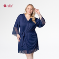 Robe Curto Plus Size Luxo Feminino Soft Premium com Faixa | Elegância, Conforto e Sensualidade - Altiê Intimate