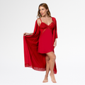 Kit Robe Noiva Roupão Hobe Camisola Sensual Sexy Com Tule - Altiê Intimate