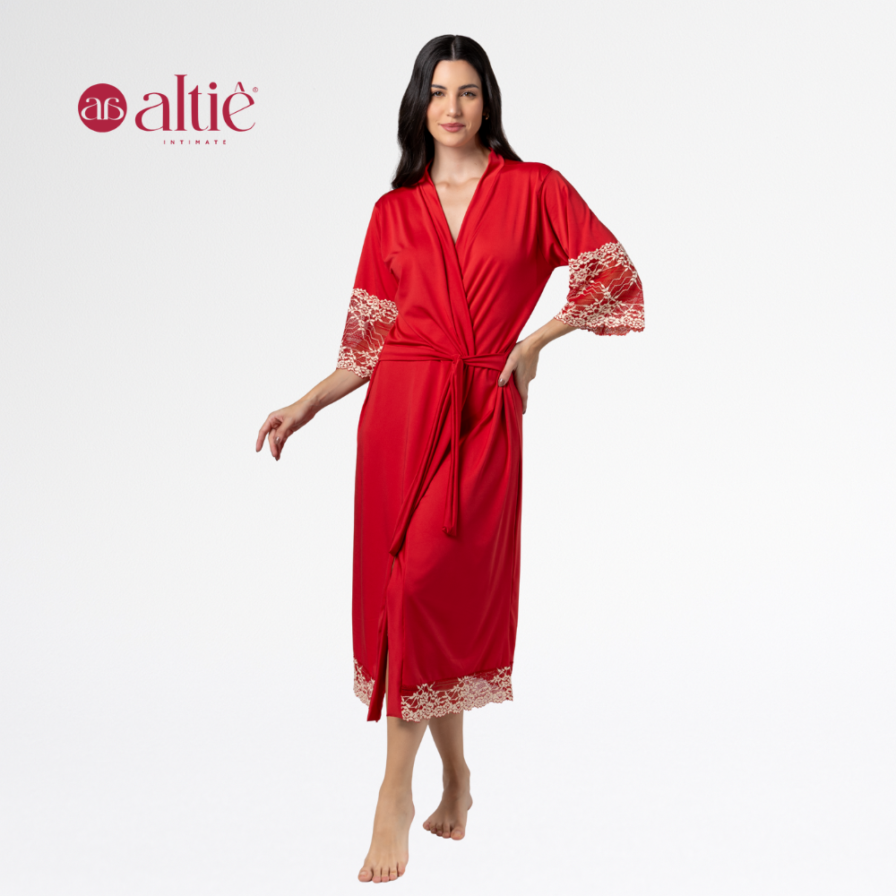 Robe Longo Bicolor Feminino Luxo | Elegância e Conforto