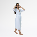 Kit Robe Noiva Roupão Camisola Amamentação Longa Maternidade - Branco - Altiê Intimate
