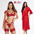 Kit Serenity Luxo Feminino – Robe Longo Premium + Conjunto Soft Elegance | Conforto Sofisticado e Caimento Perfeito - Altiê Intimate