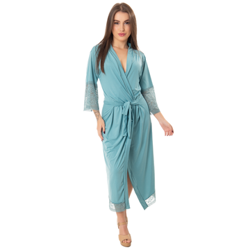 ROBE NOIVA FEMININO ROUPÃO DE RENDA LUXO HOBE - SANREMO