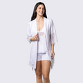 Kit Short Doll Pijama Amamentação Robe Luxo Renda Feminino - Altiê Intimate