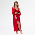 Kit Robe Noiva Roupão Hobe Camisola Sensual Sexy Com Tule - Altiê Intimate