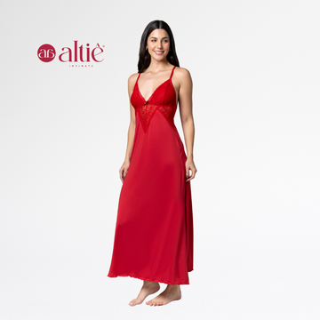 Camisola Longa Feminina Renda Microfibra Conforto Sensualidade