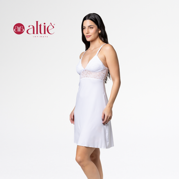 Camisola Curta de Amamentação Gestante em Renda Luxo | Alça Abre e Fecha | Confortável e Sofisticada