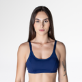 Sutiã Top Sutien Conforto Feminino Alça Reforçada Faixa - Azul Marinho - Altiê Intimate