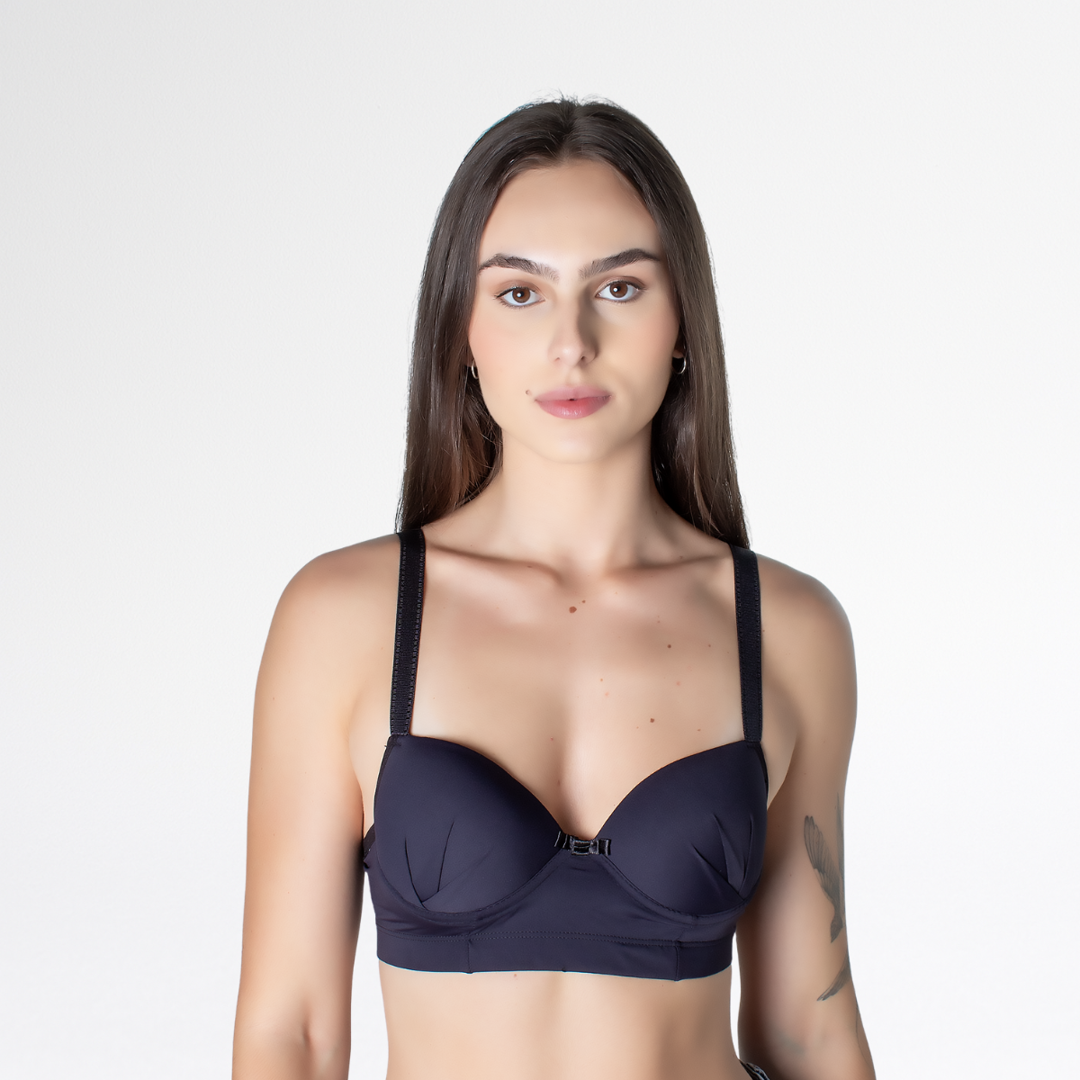Sutiã Com Bojo Pala Larga Feminino Conforto Sensual - Preto - Altiê Intimate