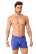 CUECA BOXER BOX MICROFIBRA POLIAMIDA-AZUL - Altiê Intimate