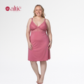 Camisola Plus Size Amamentação Premium Curta com Abertura Frontal | Pós-Parto, Maternidade, Conforto e Toque Soft - Altiê Intimate