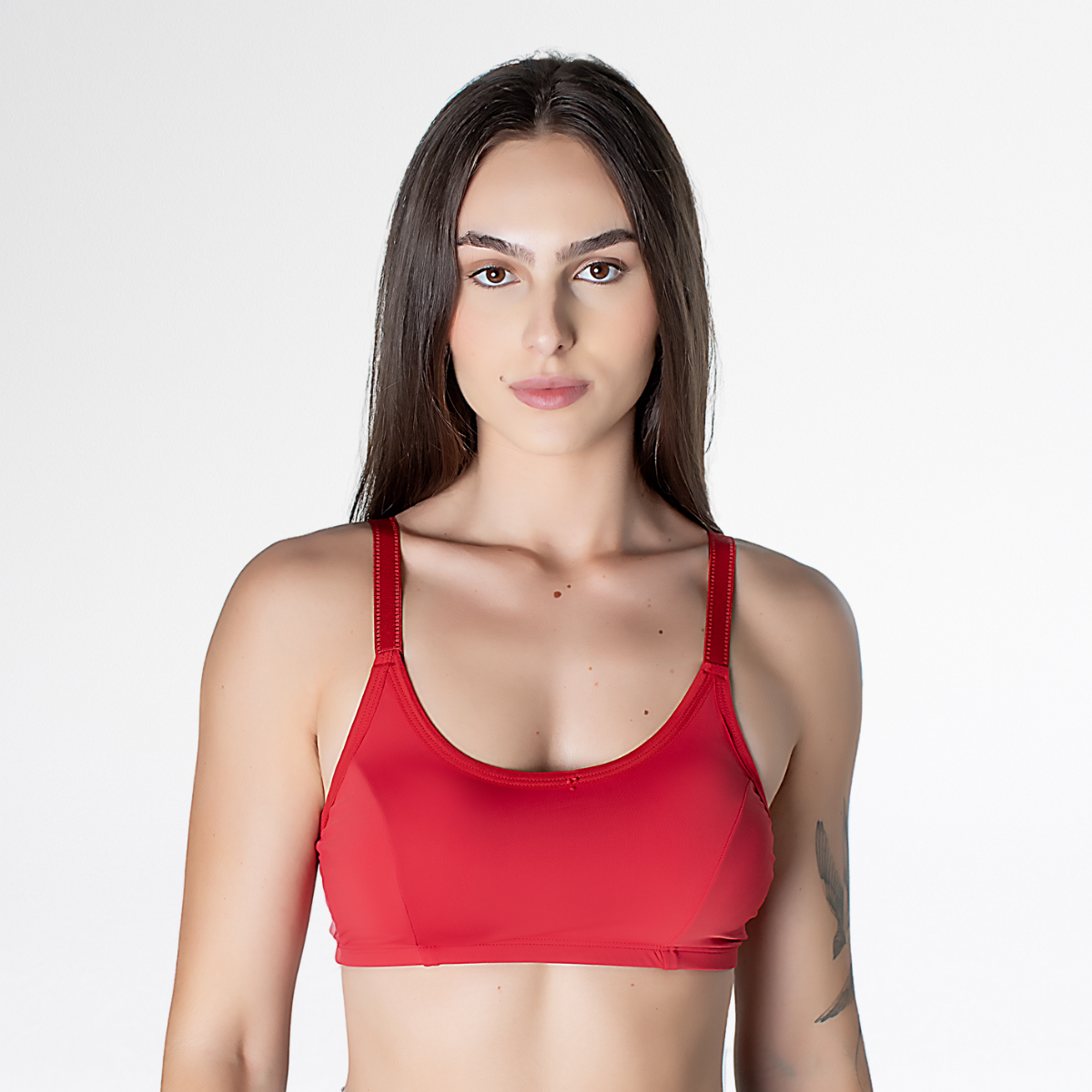 Sutiã Top Sutien Conforto Feminino Alça Reforçada Faixa - Rubi - Altiê Intimate