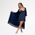 Kit Robe Noiva Roupão Hobe Camisola Sensual Sexy Com Tule - Altiê Intimate