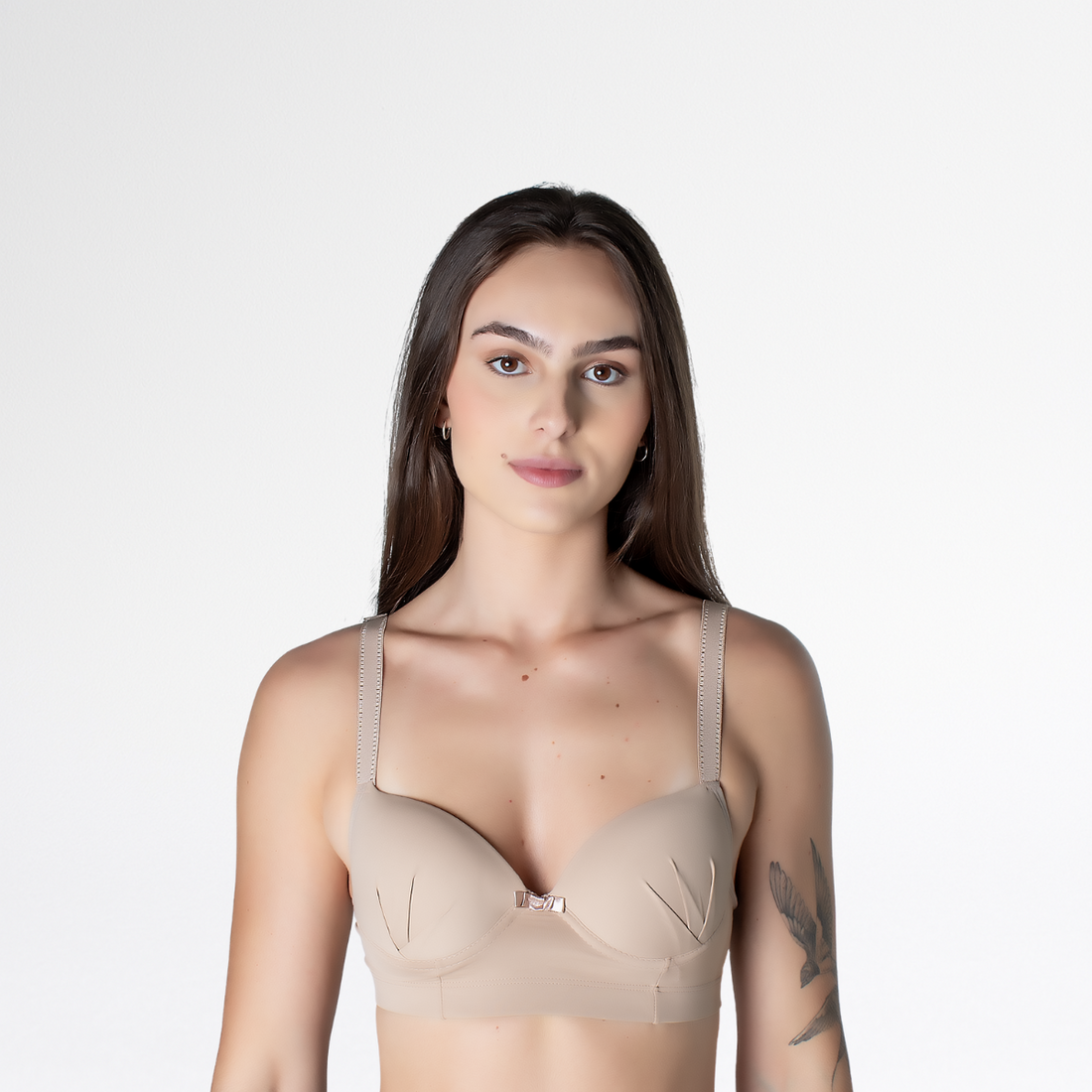 Sutiã Com Bojo Pala Larga Feminino Conforto Sensual - Chocolate - Altiê Intimate