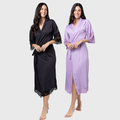 KIT 2 ROBE NOIVA FEMININO ROUPÃO DE RENDA LUXO HOBE - Altiê Intimate