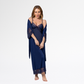 Kit Robe Noiva Roupão Hobe Camisola Sensual Sexy Com Tule - Altiê Intimate
