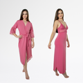 Kit Robe Noiva Roupão Camisola Amamentação Longa Maternidade - Sandia - Altiê Intimate