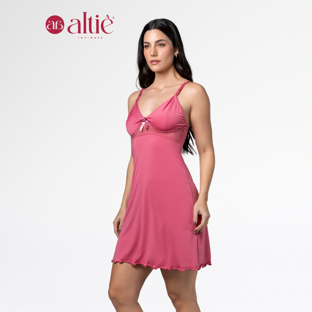 Camisola Amamentação Curta Feminina Conforto e Elegância Luxo - Altiê Intimate
