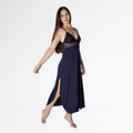 Camisola Longa Nadador Renda Luxo Alças Cruzadas Conforto - Preto - Altiê Intimate