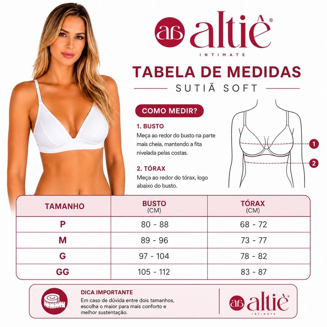 Sutiã Feminino Soft Canelado Não Amassa Sem Aro Confortável Alças Reguláveis Sustentação Lingerie Premium