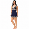 Camisola Curta Feminina em Microfibra Premium com Renda Bicolor Delicada | Altiê - Altiê Intimate