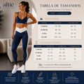 Conjunto Fitness Feminino Top + Legging Blackout Zero Transparência Poliéster Premium - Altiê Intimate