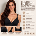 Sutiã Soft Feminino Confortável Não Amassa Sem Aro Com Bojo Leve Premium Sustentação - Altiê Intimate
