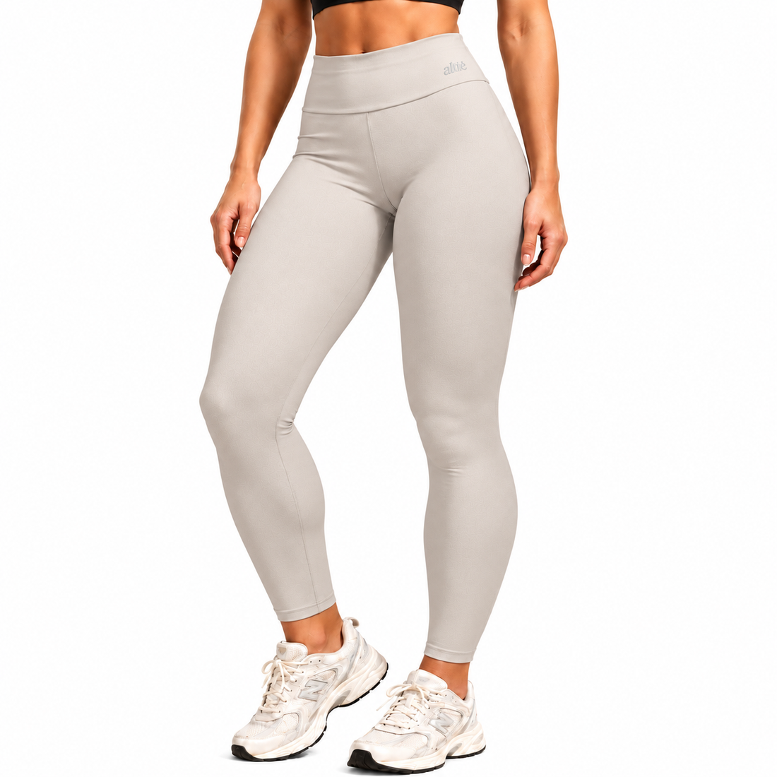 Legging Fitness Feminina Altiê Lisa Cintura Alta Zero Transparência Poliéster Premium