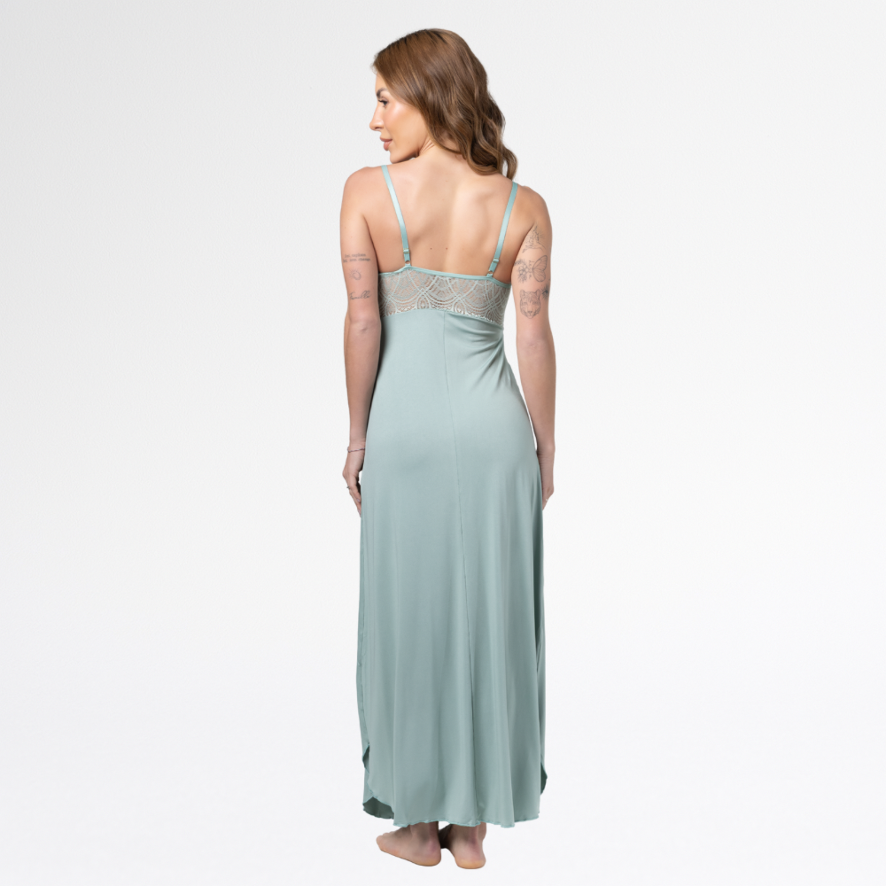 Camisola Longa em Renda | Sensual e Confortável