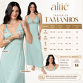 Camisola Longa Amamentação com Renda e Abertura Frontal | Conforto Premium para Gestante e Pós-Parto - Altiê Intimate