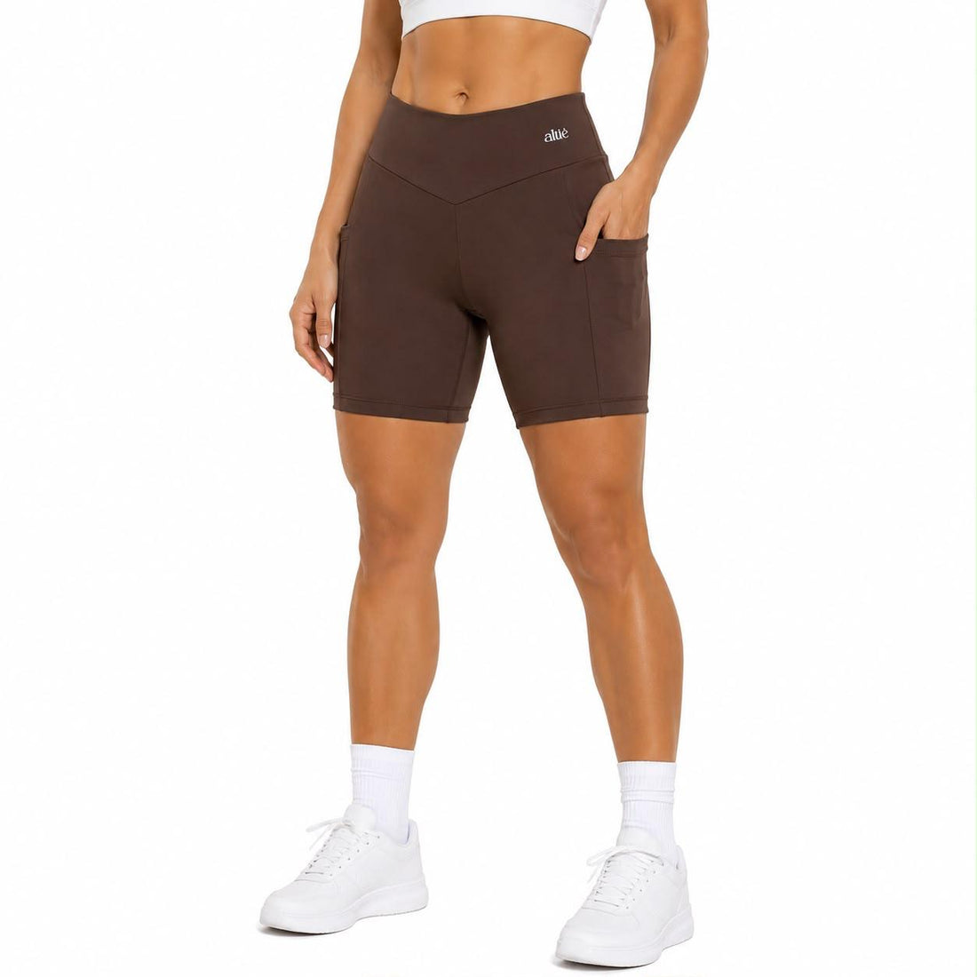 Short Fitness Blackout com Bolsos Laterais - Altiê Intimate