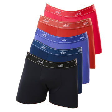 Kit 5 Cuecas Boxer Masculinas Microfibra Poliamida