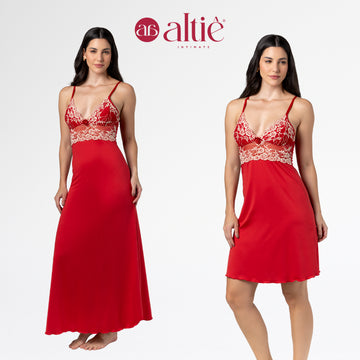Kit Camisola Longa + Camisola Curta Bicolor Feminina