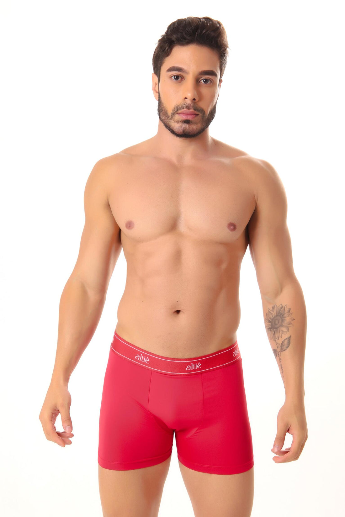 CUECA BOXER BOX MICROFIBRA POLIAMIDA-RUBI - Altiê Intimate