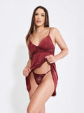CAMISOLA SEXY COM CALCINHA-VERMELHO - Altiê Intimate