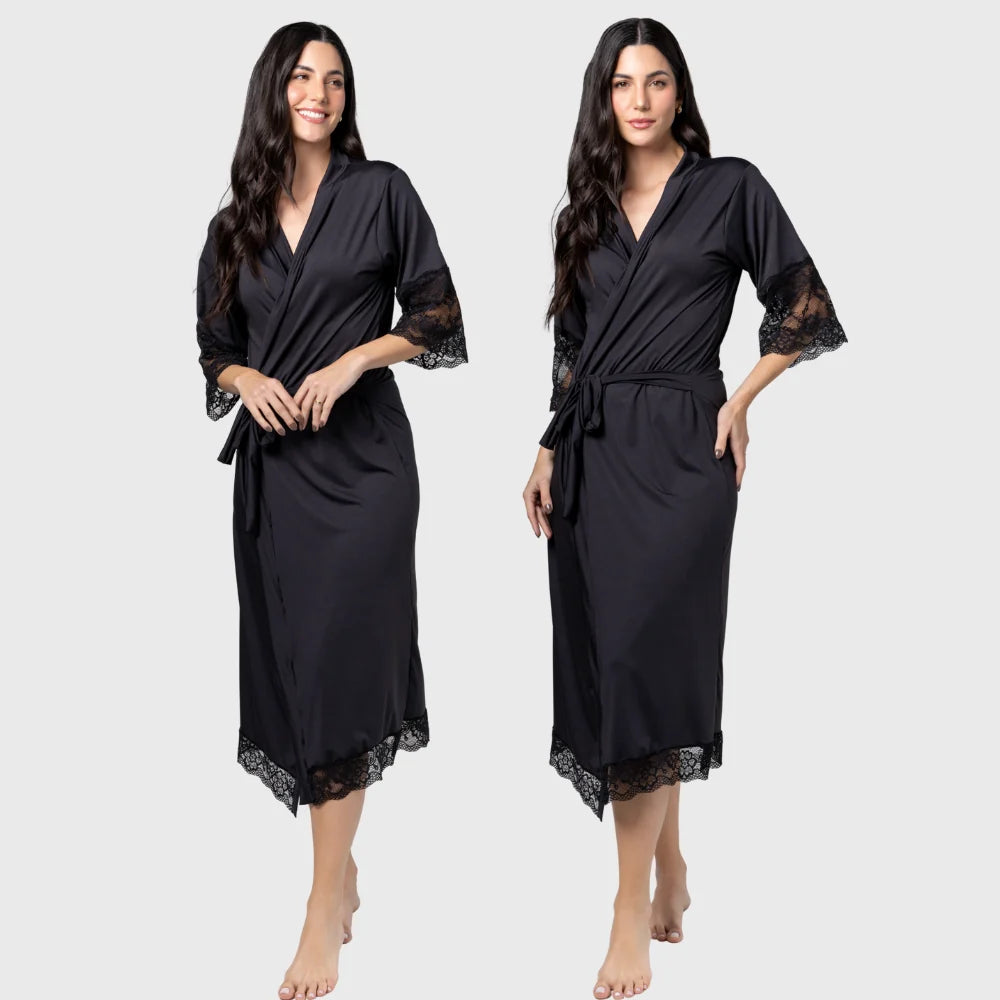 Kit 2 Robes Noiva em Renda Luxo - Altiê Intimate