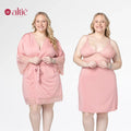 Kit Robe e Camisola Plus Size Amamentação - Altiê Intimate